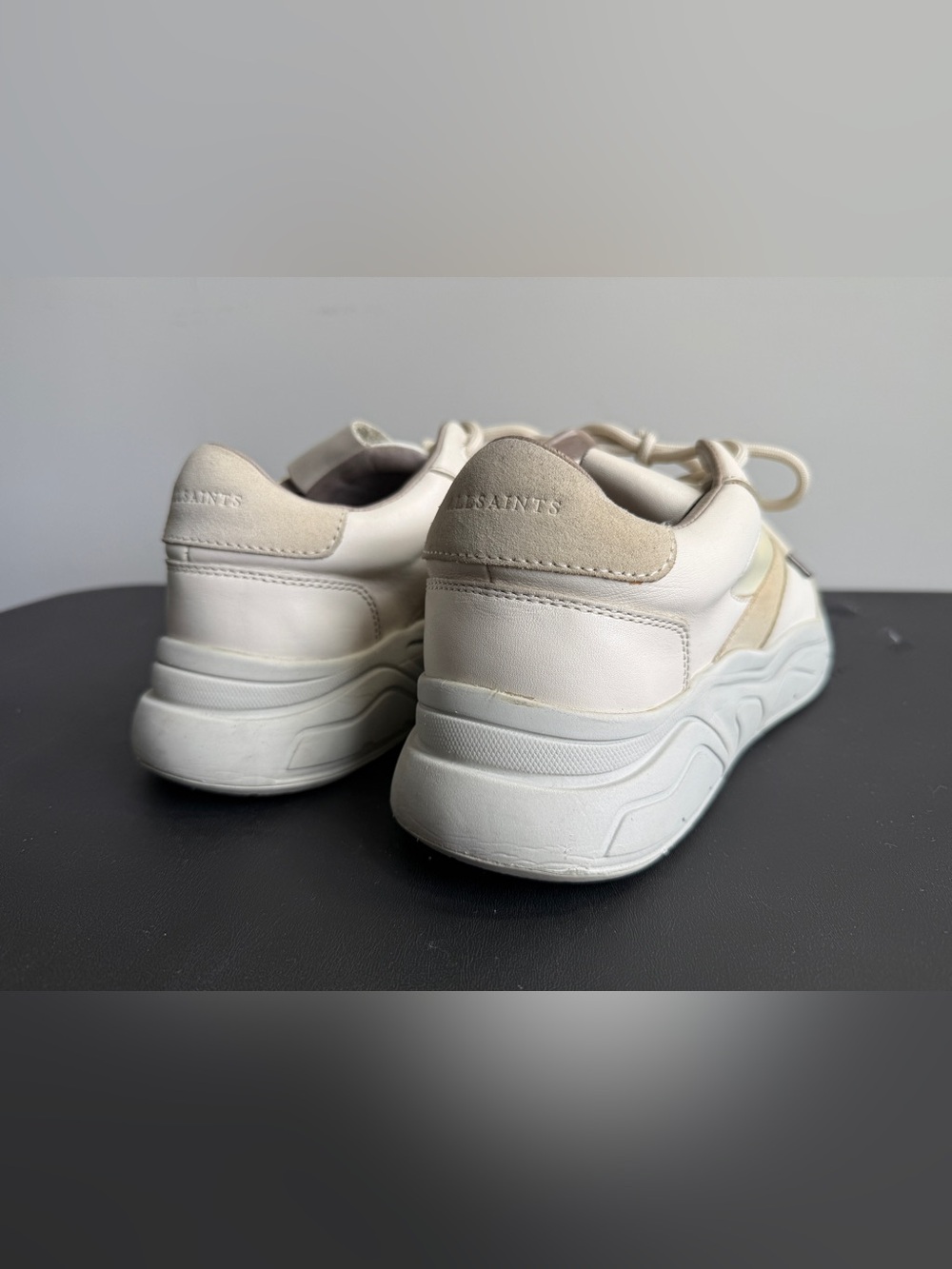 AllSaints VERGE RUNNER Leather Shoe - Picture 7 of 16